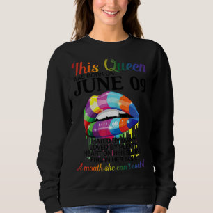 Den här drottningen föddes den 9 juni Grattis på f T Shirt