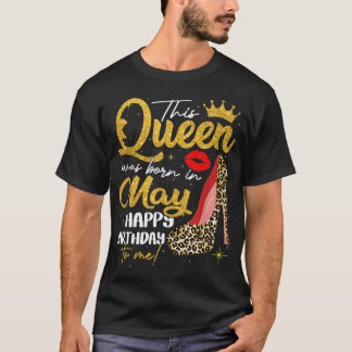Den här drottningen föddes i maj.  t shirt