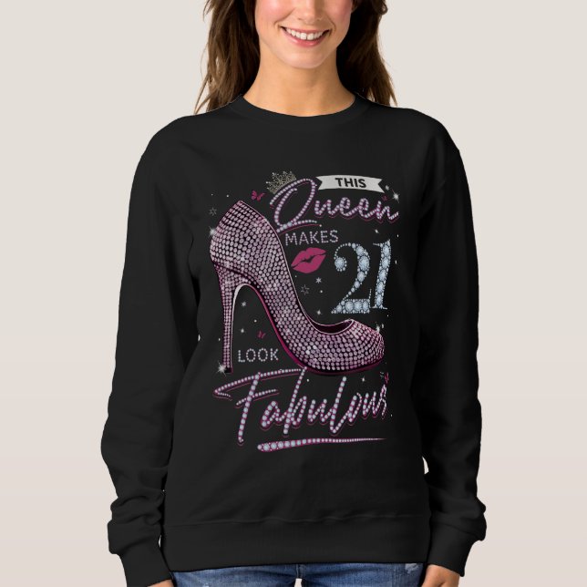 Den här drottningen gör 21 ser Fabulous Shirt 21:a T (Framsida)