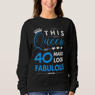 Den här drottningen gör 40 utseendemässiga sextio t shirt