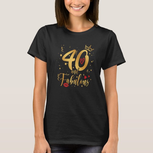 Den här drottningen gör 40 utseendes 40:e födelsed t shirt (Framsida)