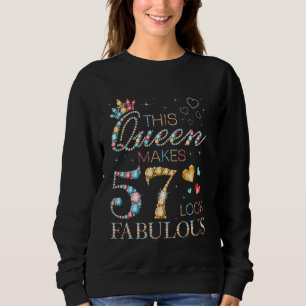 Den här drottningen gör 57 utseende Fabulous 57:e T Shirt
