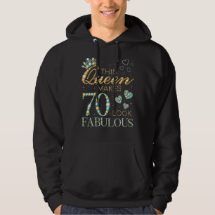 Den här drottningen gör 70 utseende Fabulous 70 Bi Hoodie