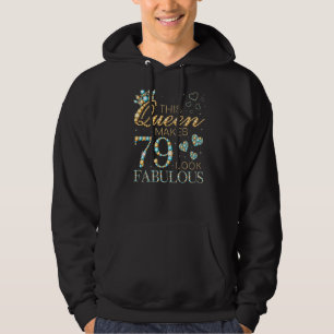Den här drottningen gör 79 utseende Fabulous 79 Bi Hoodie