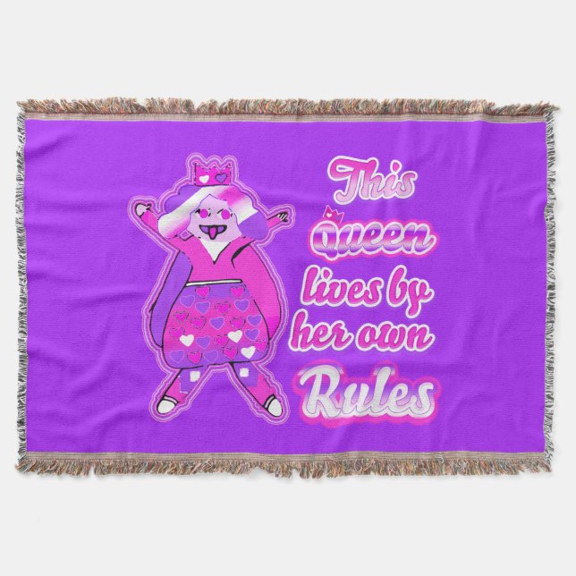 Den här drottningen lever av sin egen regler filt (Framsidan)