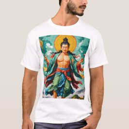 Den här fascinerande teckningen visar en tidsåtgån t shirt
