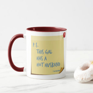 Den här fina galen har en rökare Hett Make Mugg