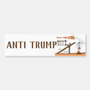 Den här fisken stinker! / Antitrump Bildekal