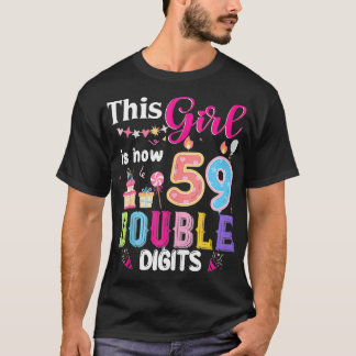 Den här flickan är nu 59 1965 års Dubbla T Shirt