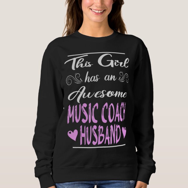 Den här flickan har en Fantastisk Music Coach Make T Shirt (Framsida)