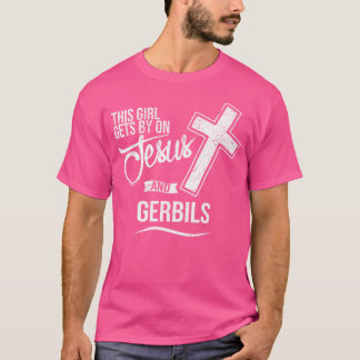 Den här flickan kommer förbi på Jesus och Gerbils T Shirt