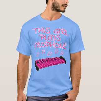 Den här flickan spelar Xylophone Female Xylofonist T Shirt