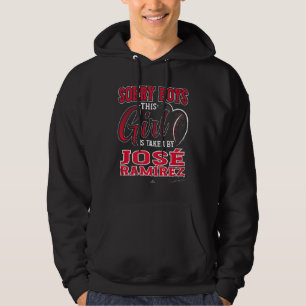 Den här flickan tas av Jose Ramirez Cleveland MLBP Hoodie