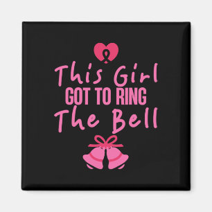 Den här flickans Har till Ring Bell Breast Cancer Magnet