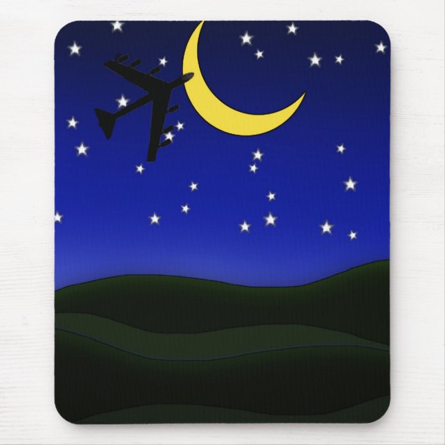 den här flygningen ikväll, mousserande musmatta (Framsidan)