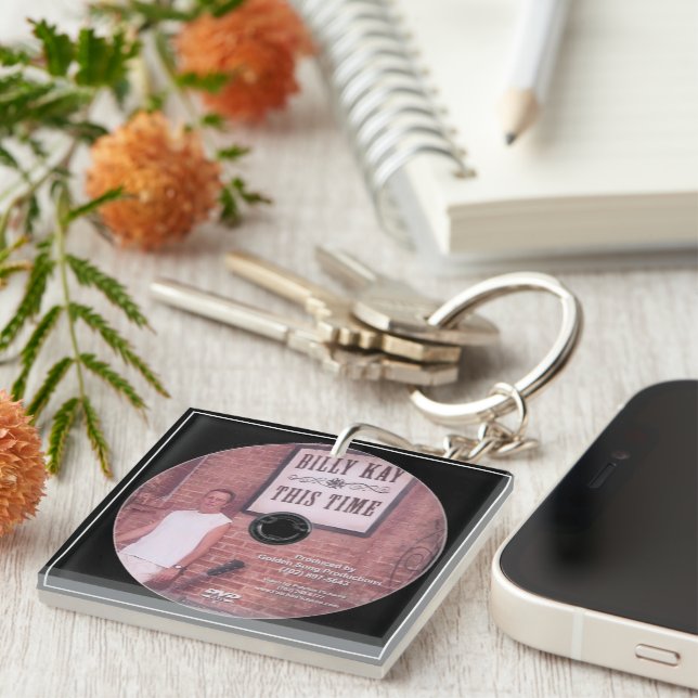 Den här gången av Billy Kay Square Keychains (Högra Framsidan)