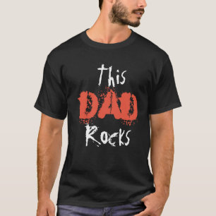 Den här gåvan från Pappa Sten till t-shirt sten