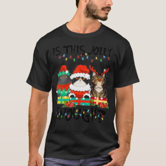 Den här glädjnog Noel-kattkostymen är en Merry Chr T Shirt