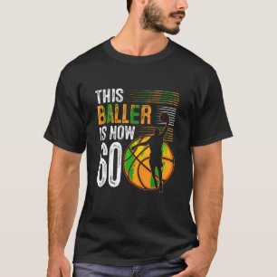 Den här grenen är nu 60 år gammal basket 60:e bi t shirt