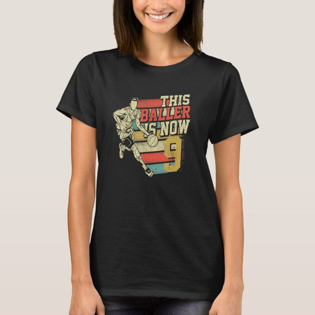 Den här grenen är nu 9 för 9:e födelsedagsbussen K T Shirt (Framsida)