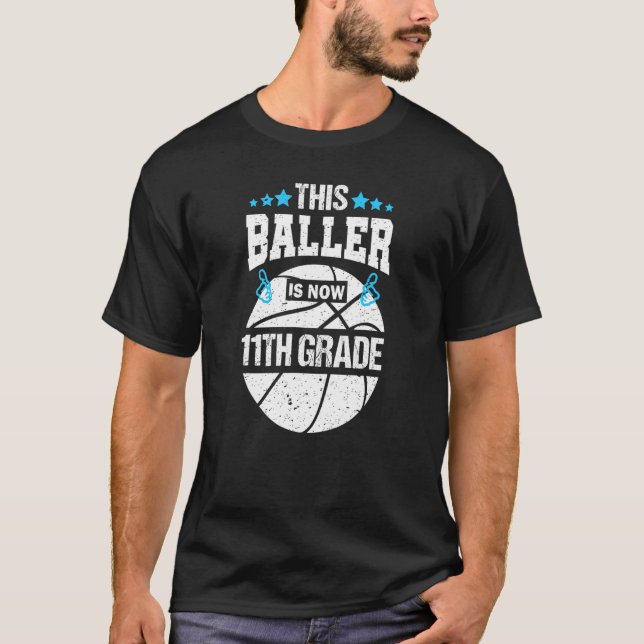 Den här grenen är nu elfte Klass-basketbollen T Shirt (Framsida)