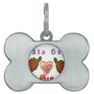 Den här Guy Kärlek Big Gift Art-utskriften Namnbricka Husdjur