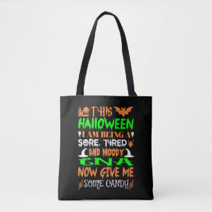Den här Halloween-Moody Cna Candy Tygkasse