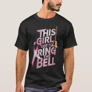 Den här Harna till Ring, Bell Breast Cancer Medvet T Shirt