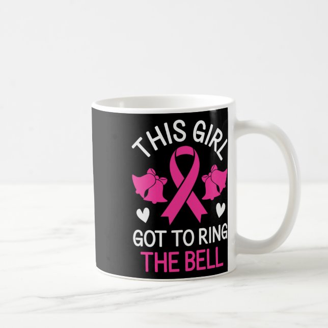 Den här Harna till Ring, Bell Chemo Grad Breast C Kaffemugg (Höger)