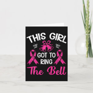 Den här Harna till Ring Bell Chemo Grad Breast C Kort