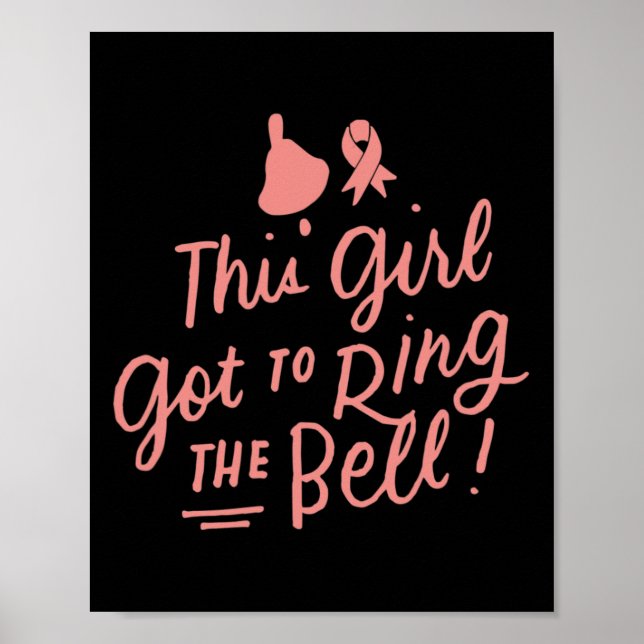 Den här Harna till Ring, Bell Chemo Grad Breast C Poster (Framsidan)