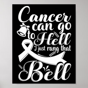 Den här Harna till Ring Bell Chemo Grad Breast C Poster
