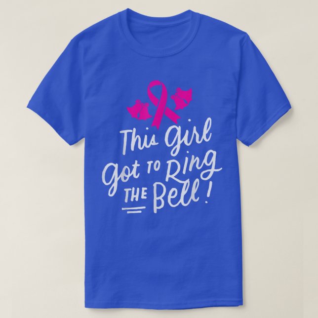 Den här Harna till Ring, Bell Chemo Grad Breast C T Shirt (Design framsida)