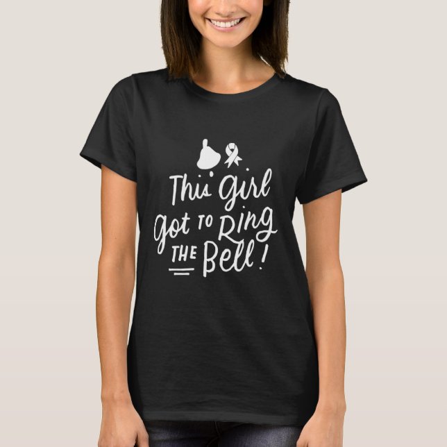 Den här Harna till Ring, Bell Chemo Grad Breast C T Shirt (Framsida)
