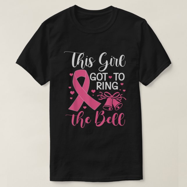 Den här Harna till Ring, Bell Chemo Grad Breast C T Shirt (Design framsida)