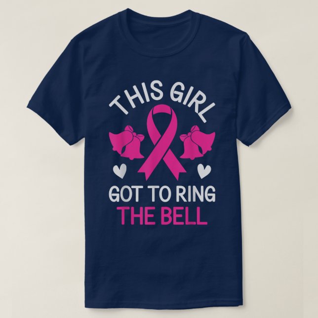Den här Harna till Ring, Bell Chemo Grad Breast C T Shirt (Design framsida)