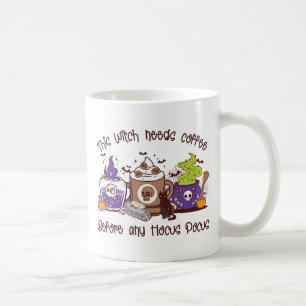 Den här häxan behöver kaffe kaffemugg