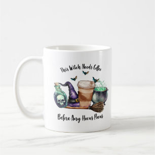 Den här häxan behöver Roligt av kaffe Hocus Pocus Kaffemugg