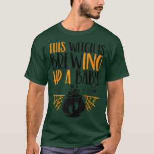 Den här häxan brinner upp i en Baby Halloween-grav T Shirt