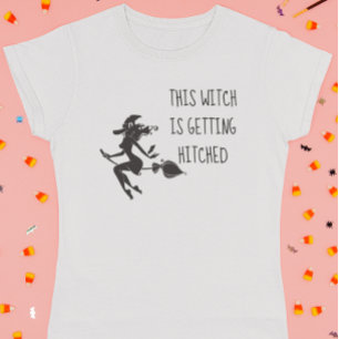 Den här häxan får erfaren Halloween Bachelorette T Shirt