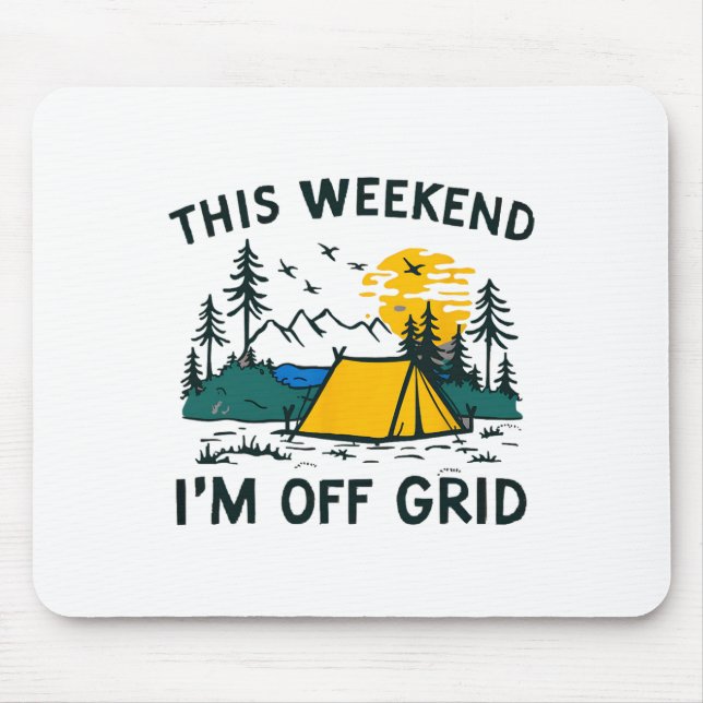 Den här helgen är jag Offline - rolig camping Musmatta (Framsidan)