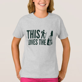 "Den här Hiker Kärlek NH48" Långärmad för kvinnor T Shirt