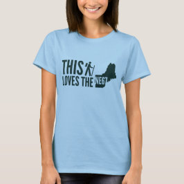 "Den här Hiker-Kärleken på NE67" Kvinnors teve T Shirt