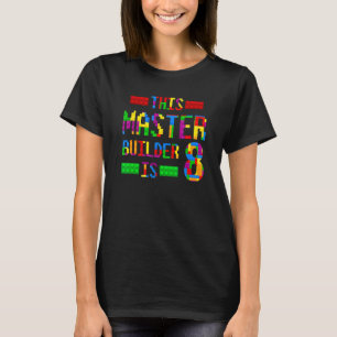 Den här huvudbyggaren, 8 år gammal född 2014, 8:e t shirt