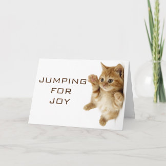 DEN HÄR KATTEN/KITTEN KÖPER PÅ JOY BIRTHDAY-KORT KORT
