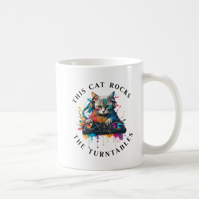 Den här katten Sten, Turntable Kaffemugg (Höger)