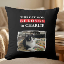 Den här kattmamman tillhör namn foto svart röd