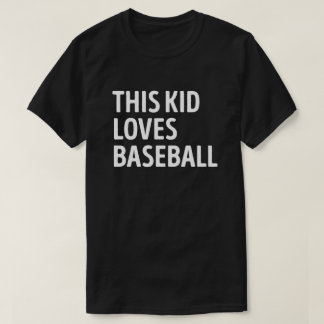 Den här Kid Kärlek Baseball-spelaren T Shirt