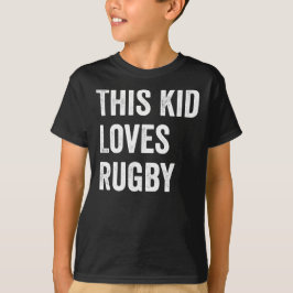 Den här Kid Kärlek Rugby Älskare T Shirt
