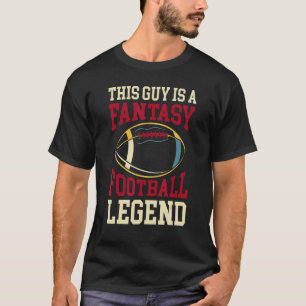 Den här killen är en fanatisk fotbollsspelare t shirt